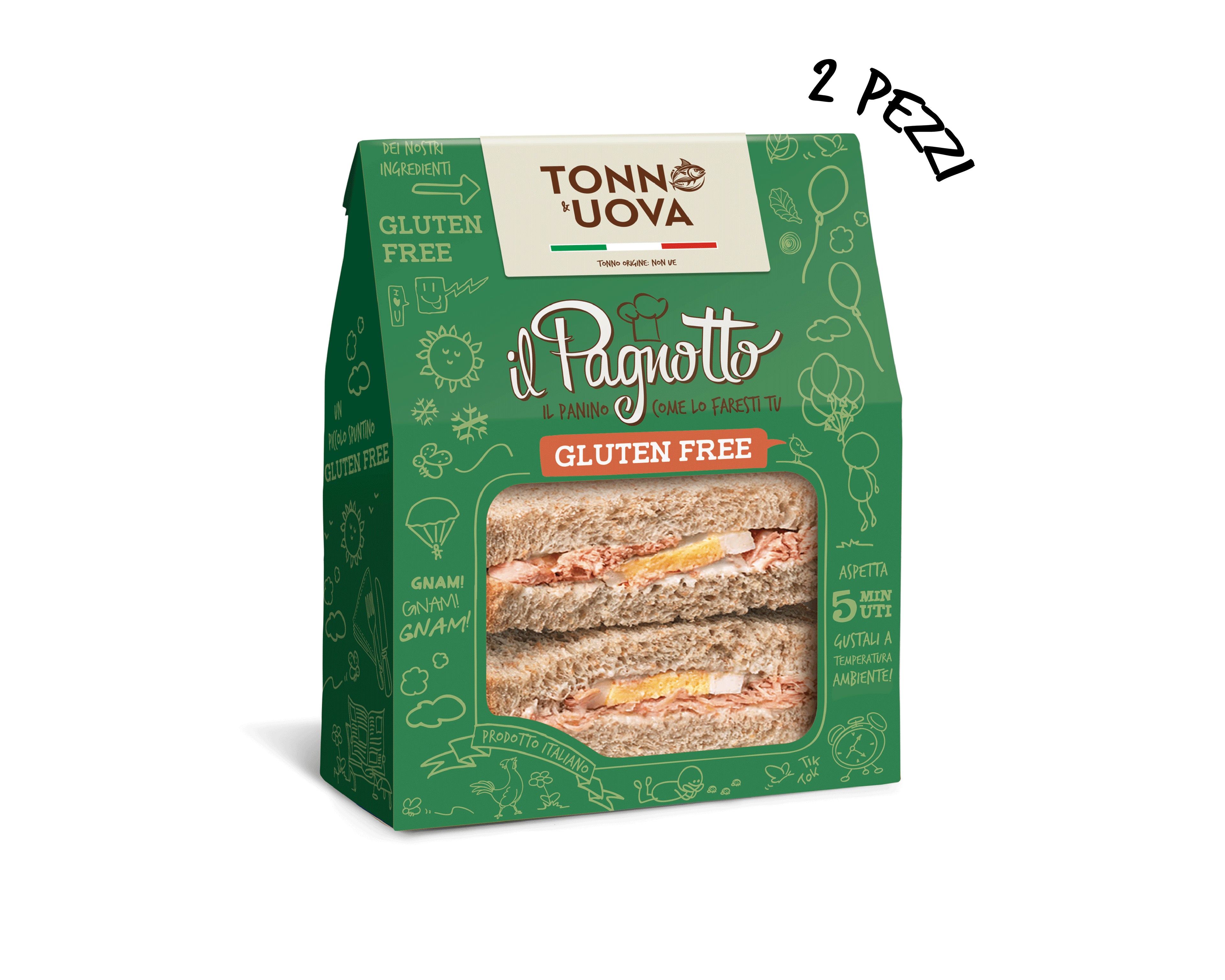 Pagnotto Tonno e Uova - Gluten free